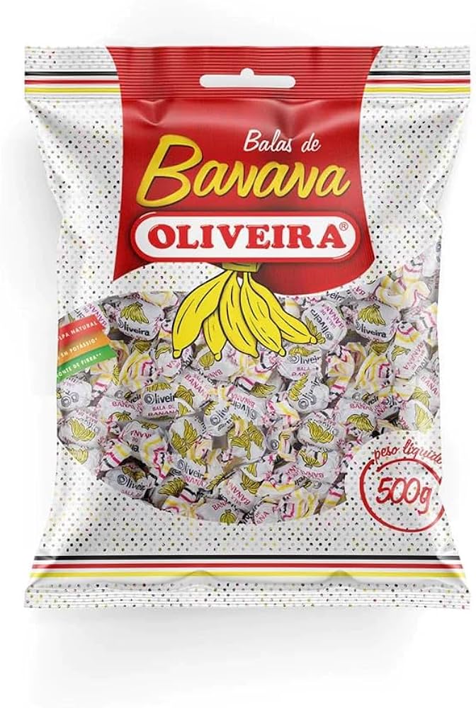 Bala de Banana OLIVEIRA 500 g