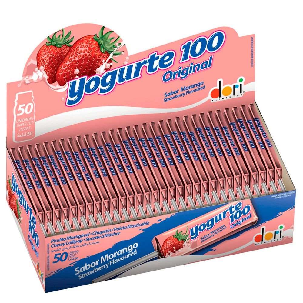 Pirulito Mastigavel DORI Iogurte 560 g