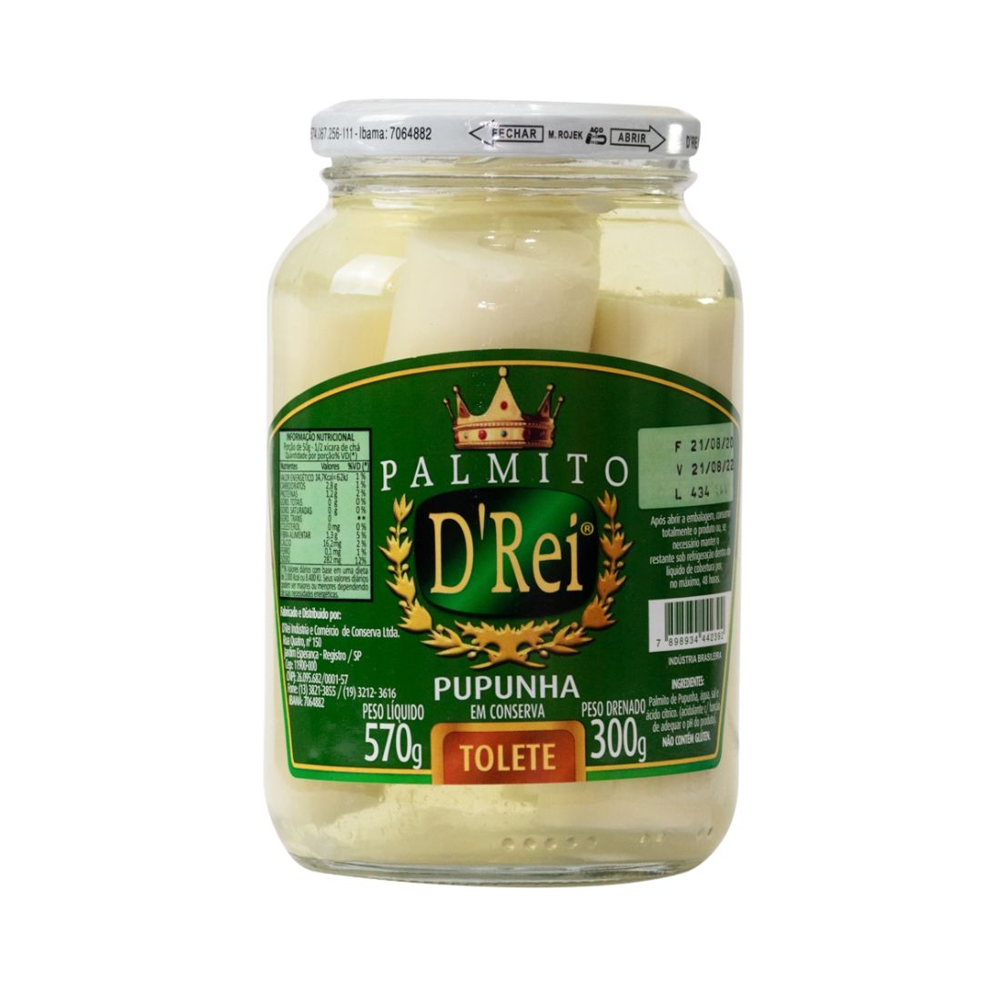 Palmito Inteiro D'REI 300 g